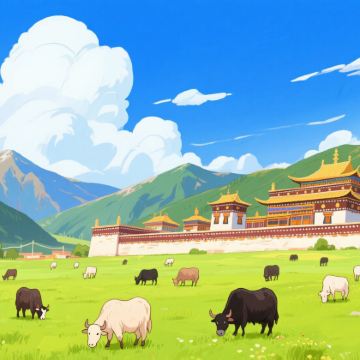 甘南拉卜楞寺+桑科草原一日游【8人小团/桑科湿地/赠脖套】