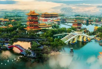 开封清明上河园+铁塔+龙亭一日游【七朝古都开封、开封现存的北宋建筑物-铁塔、北宋皇宫的所在地-龙亭】