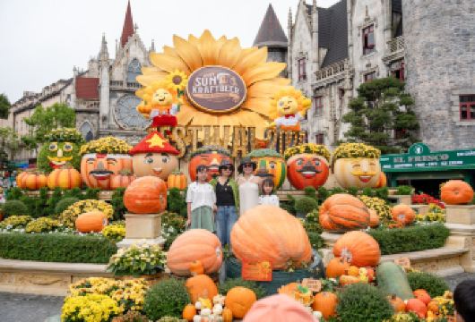 越南岘港巴拿山太阳世界人间天堂【乘坐创世界纪录的缆车，饱览巴拿山令人惊叹的山景 在巴拿山太阳世界享用100多道菜的自助餐 在金门大桥办理入住，探索法国风情小镇，并在梦幻乐园尽情玩乐】
