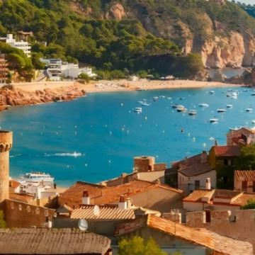 巴塞罗那一日游：滨海托萨+布拉内斯+提比达波山【拼车包车可选