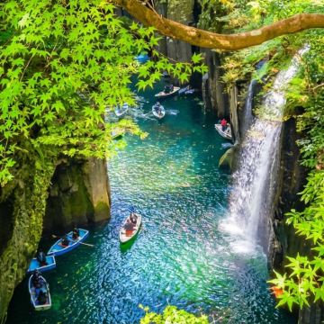 熊本宫崎|九州高千穗峡·天空小火车·阿苏山草千里一日游