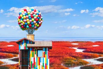 火红年代-盘锦红海滩国家风景廊道【盘锦红海滩国家风景廊道】