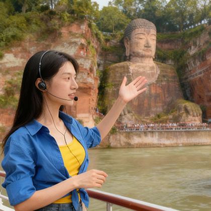 乐山大佛船游丨含船票•人工讲解丨赠耳麦•乌尤寺讲解丨场次可选