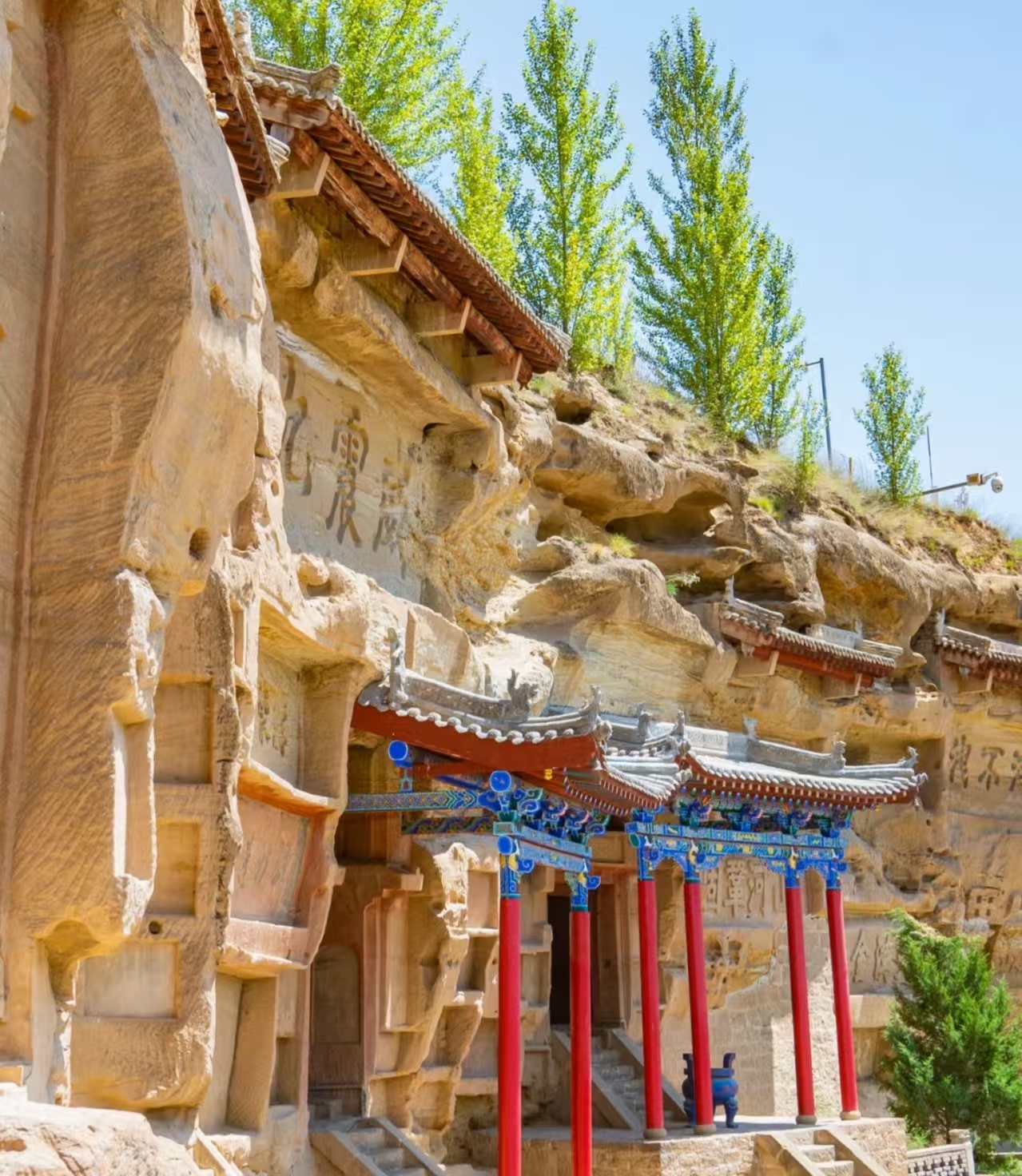 榆林中赢文化广场-万里长城第一台-榆林八景