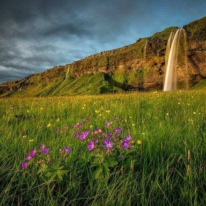 冰岛冰岛南部区+塞里雅兰瀑布+黑沙滩一日游