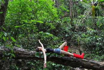 基诺山雨林徒步【下午场晚出发·竹筏·射箭·秋千·溯溪全含|】【[关于路线分配]四公里徒步路线涵盖多样雨林景致巴朵、司土、么卓线路随机分配，为每次出行增添神秘色彩。】