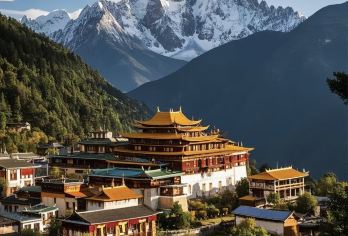 香格里拉：普达措+卓玛拉康+香巴拉佛塔+峡谷漂流 景点可调G【全程中文/英文/俄语/小语种服务，沟通无障碍，景点可调,多种车型可选】