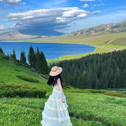 赠航拍【赛里木湖+果子沟大桥∣落日追光】含自驾门票∣市区接送