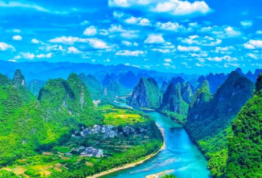 桂林相公山+银子岩+遇龙河漂流一日游（私家团）【桂林山水、世外桃源、高空俯瞰漓江、网红遇龙河】