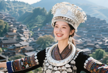 雷山过苗年一日游【包车•上门接】本地土著带您玩【独立用车•来去自由】