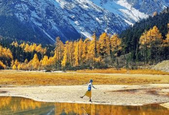 毕棚沟秋景1日游【雪山海子美景壮丽惊艳，一路追寻一路欢喜】