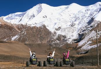 【卡丁车】羊卓雍措+卡若拉冰川+乃钦康桑雪山冰川旅游区一日游【一价全含：酒店接送+往返430km车费+午餐40+雪山30+羊湖100（免票/半价时已减免）】