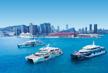 深圳大湾区邮轮一号/二号往返港珠澳大桥游3小时·海上观光船票【大湾区一号/二号/伊敦号游轮，更多班次欢迎咨询客服!】