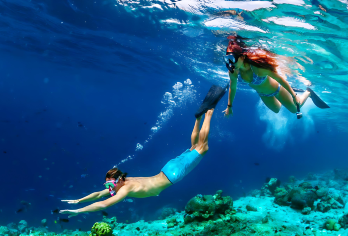 巴厘岛 八丹拜 蓝色泻湖 浮潜+海钓【包船 + 专车接送】【八丹拜是初学者喜欢的浮潜点因平静水域】