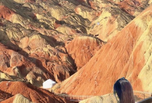 兰州水墨丹霞旅游景区半日游【纯玩独立小团/上门接送/含门票】【[上门接•定点送]精品半日游，兰州市区范围内上门接。】