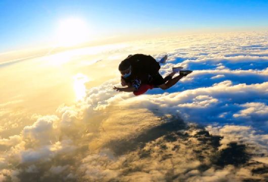 万宁神州半岛跳伞一日游【4000米海景跳伞+空中酷炫拍摄】【[刺激体验]高空自由落体，俯瞰震撼美景；】