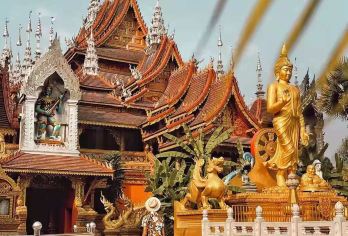 西双版纳曼听御花园+曼远村一日游【私家小团丨10点晚出发】【[优良资质]市区酒店上门接送，睡醒出发，无需早起，9点晚出发