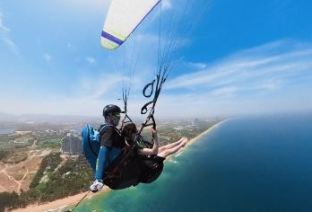 海南三亚海棠湾红树林滑翔伞飞行体验【可选不同飞行套餐】【飞行高度100米左右，全程时间40分钟左右，留空时间8-10分钟（以当天气流为准）】