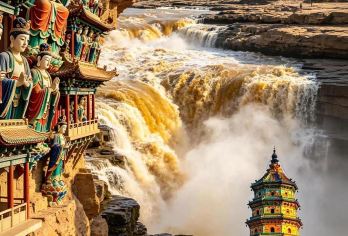 【上门接+全程精讲】山西壶口瀑布+小西天+广胜寺一日游 纯玩【[畅行无忧]市区上门接早 ·随走随停 捕捉沿途风光，精心规划行程，避开拥堵，高速直达景区】