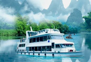 纯玩 桂林漓江四星游船（桂林-阳朔）半日游/银子岩一日游【纯玩放心游，不去古寨/侗寨等购物场所 ！！畅游全程漓江风光，黄布倒影，20元背景，九马画山，一览无余】