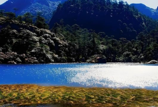 西昌螺髻山+九十九里瀑布温泉包车一日游【冬季冰瀑/森林温泉】【螺髻山有独特的冰川遗迹、高山湖泊等自然景观，如黑龙潭等。】