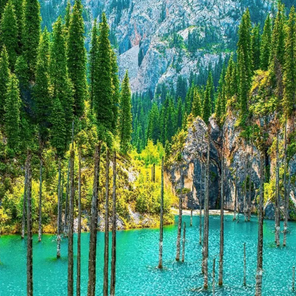 哈萨克斯坦 恰仑峡谷+卡因迪湖一日游2-6人纯玩小团