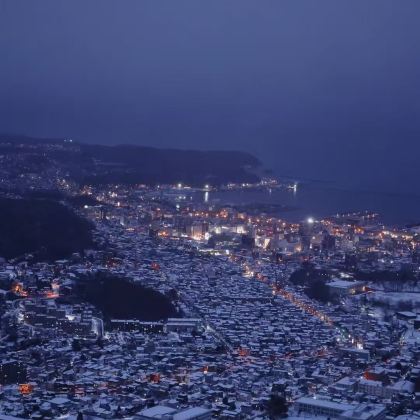 小樽一日游八音盒博物馆-北一硝子馆-小樽运河-船见坂-天狗山