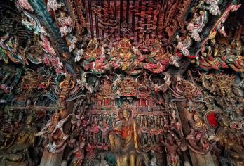 崇庆寺翠云山法兴寺五凤楼观音堂一日游单独包车【五凤楼—中国传统建筑艺术和道教文化的好去处】