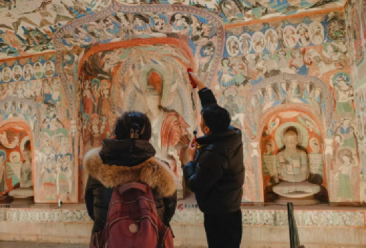 【千年莫高】敦煌莫高窟石窟陈列中心大咖2小时多角度讲解【无场次限制，随到随讲随听】