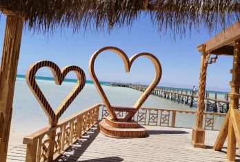 豪华橙湾岛浮潜游船之旅（含午餐及酒店接送）【红海巡游至吉夫顿岛，开启全日探险之旅，尽享壮丽海岸风光 非常适合家庭、朋友或寻求在度假天堂中冒险与放松的独行游客。 在红海色彩*斑斓的珊瑚礁区域进行两次浮潜停留】