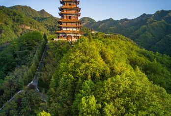 陕西安康半亩茶园+北五省会馆+紫阳阁+瀛湖一日游英文服务【可提供英文及小语种导游服务-往返接送-可选导游-可代订门票】