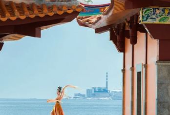 梧林传统古村落+永宁+洛伽寺+蟳埔村+洛阳桥休闲一日游【网红簪花蟳埔村 梧林传统村落 洛伽寺海上寺庙！】