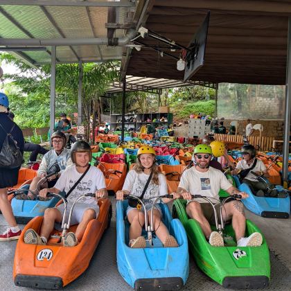 大叻：半日午后精华游 - 蒙戈乐园 + 卡丁车 - 滑橇卡丁车与乡村风光