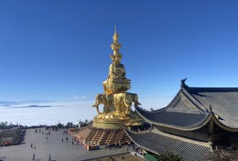 四川乐山大佛+峨眉山金顶一日游【双门票+真纯玩+特色美食】【特色美食：赠[峨眉山特色豆腐脑]+[峨眉乡村九大碗]】