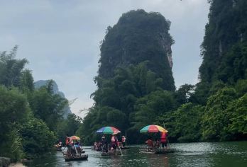 广西桂林阳朔遇龙河+十里画廊+西街+兴坪古镇一日游可英文服务【可提供英文及小语种导游服务-往返接送-可选导游-可代订门票】