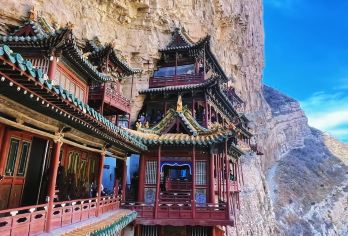 【纯玩无购物】云冈石窟游览3小时+悬空寺+应县木塔一日游【[纯玩深度探秘游]严选高评价导游带团，全程陪同讲解;对云冈文化深度专研，知识全面，您听后自见分晓。】