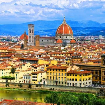 意大利佛罗伦萨-米开朗基罗-圣米尼亚托教堂-广场包车-精选