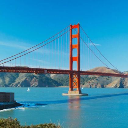 美国旧金山市区九曲花街+鱼人码头+金门大桥一日游 10H用车