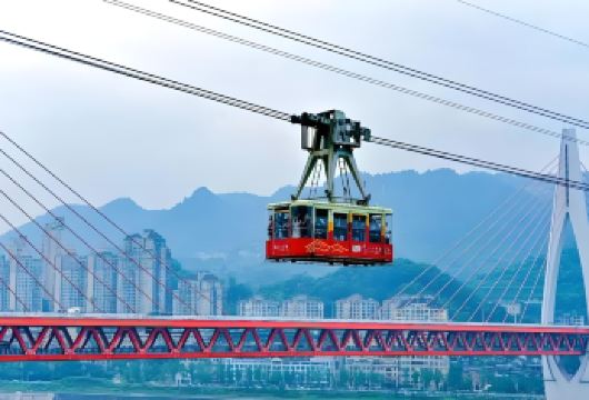 山城重庆长江索道+李子坝+磁器口古镇+洪崖洞+渣滓洞+白公馆【重庆土著专业导游带您玩转市内经典景点】