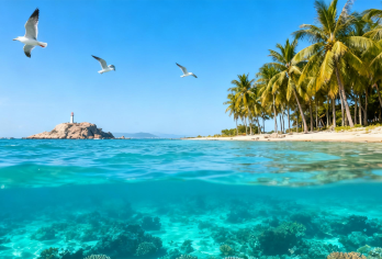 蜈支洲岛+亚特兰蒂斯水世界+水族馆一日游【包车游/景区自主】【[一对一包车]专人专车上门接送】