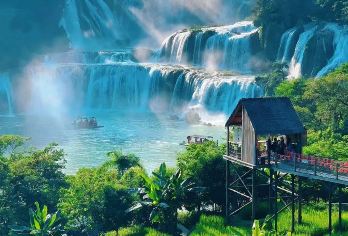 德天跨国瀑布景区+明仕田园一日游【含接驳车/真纯玩】【德天瀑布+明仕田园2线路可选/赠45元德天景区接驳车/南宁专线车；】