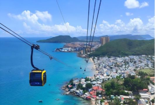 越南富国岛一日游：3岛/4岛游+跨海缆车+浮潜/夜钓墨鱼【南岛车接送，快艇出海3岛：May Rut+Mong Tay+Gam Ghi，午餐、导游、浮潜设备】