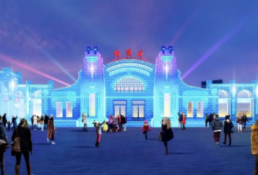 哈尔滨哈药六版画＋冰雪大世界夜游一日游（含接送）【市区接送直达冰雪大世界，省去自行换乘与排队烦恼。】