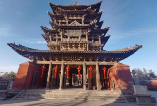 飞云楼+后土祠秋风楼+稷山稷王庙+马村砖雕墓+青龙寺1日游【2人起天天发，酒店上门接送】