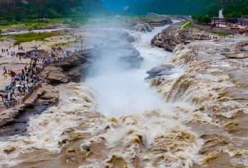 中国陕西延安黄河壶口瀑布一日游【可选新款2+1VIP头等舱】【[游玩保障]无购物，上门接送，可退改，本地旅行社，1人发团，可选新款2+1VIP头等舱】