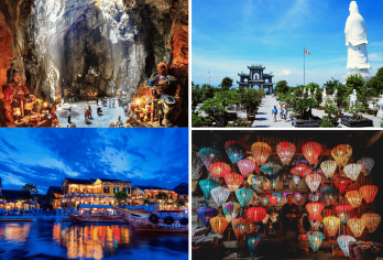 五行山、山茶半岛和会安镇一日游（岘港出发）【在这次难忘的五行山和会安古城之旅中，探索越南丰富的宗教历史 探索东南亚*古老的城市之一，被联合国教科文组织列为世界遗产 一个迷人的目的地，为游客提供丰富的历史、充满活力的文化、令人惊叹的建筑和自然景观的独特融合】