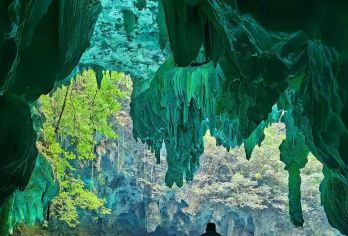 河池三门海门票+船票一日游【赠巴马长寿乡特产火麻酥或养肝茶】【三门海天窗集山，水，洞，天为一体】