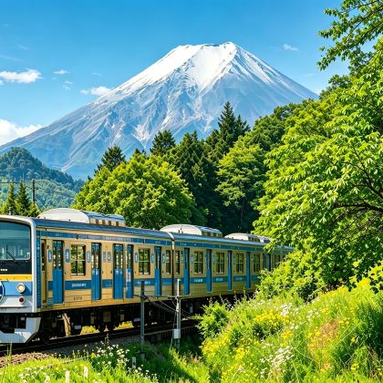 富士山深度体验一日游：河口湖缆车/游船&富士山列车&网红打卡