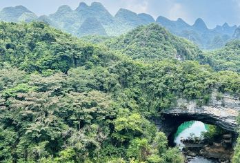 【香桥岩溶+中渡古镇+中渡响水瀑布+窑埠古镇+夜游柳江】【[私家包车一车一团/纯玩无购物/市区接送]】