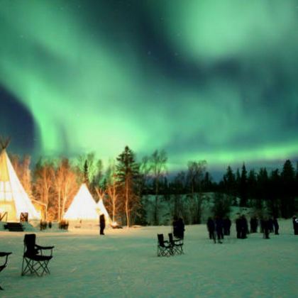 加拿大极光之旅—耶洛奈夫(黄刀镇)包车游【景点自选详询客服】